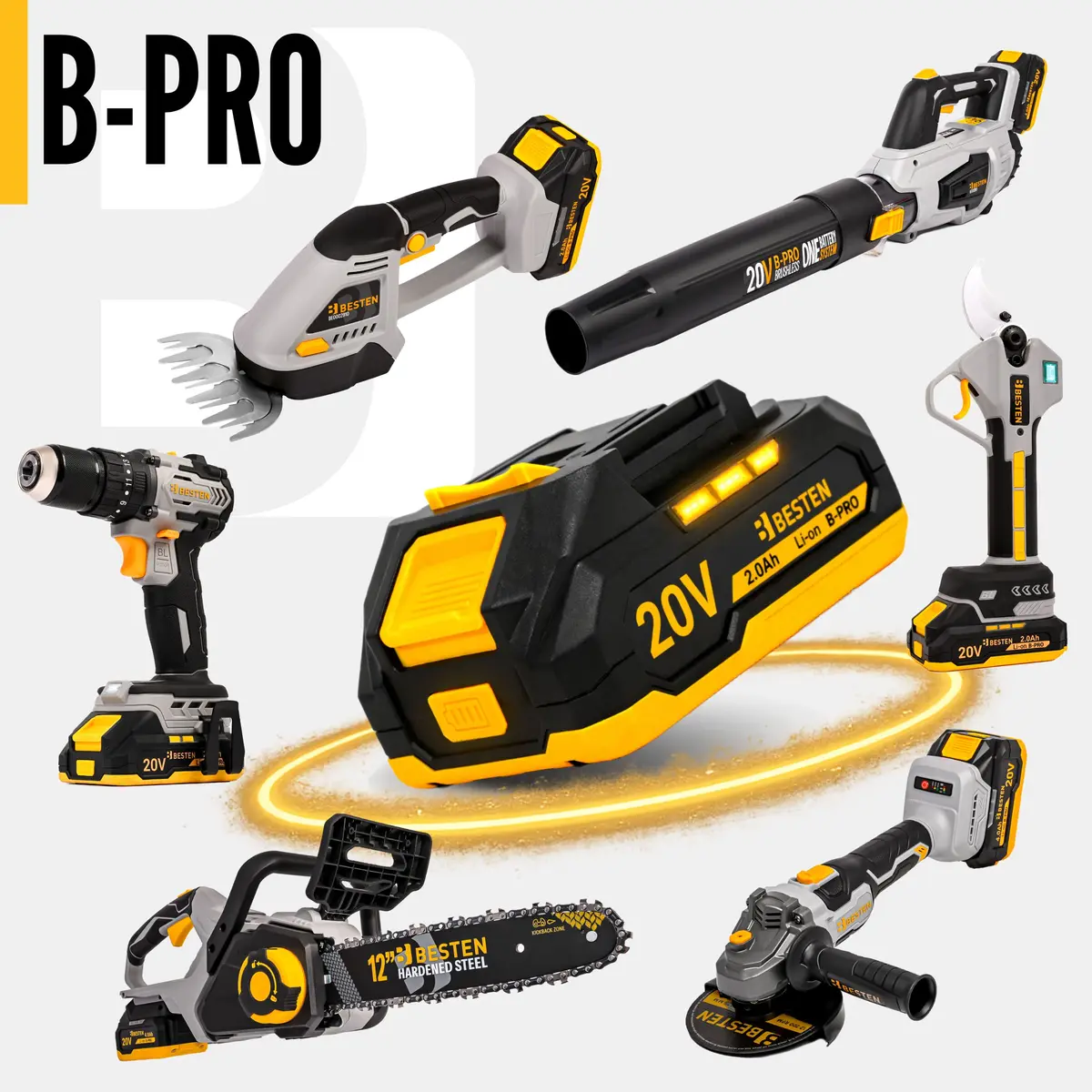 Akumulator BESTEN B-PRO 20V 2000 mAh system b-pro